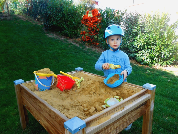 Bacs à sable surélevés - Terrain de jeux pour écoles, crèches